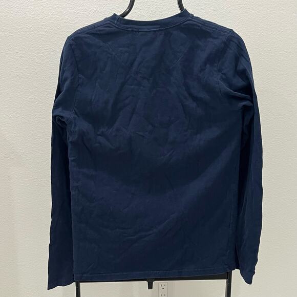 Nike Women's MD "Ready To Get My Run On" Navy Long Sleeve Graphic T-shirt - Picture 3 of 5